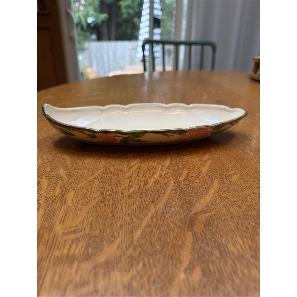 Vintage Franciscan Desert Rose Pickle Celery Olive Relish Dish Tray 1948 MINT